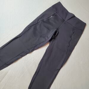 Athleta Women's Size XS Peak Hybrid Fleece Tight Pants Pull On Black 511126